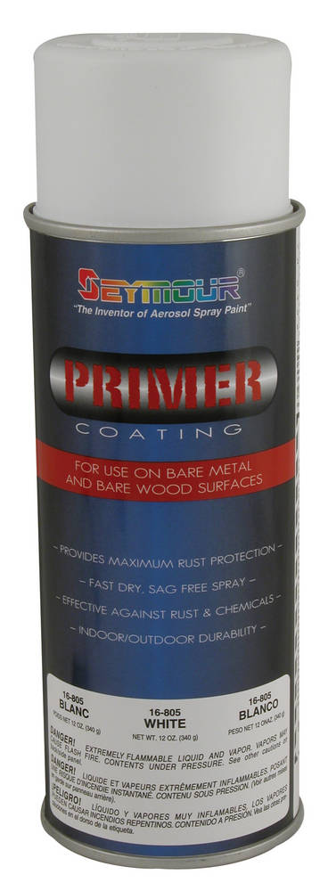 16-139 Seymour Hi-Tech Enamel Spray Paint, Semi-Gloss Black (12 oz.) -  Seymour Paint